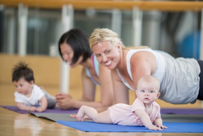 Mothers and their Babies at Exercise Class