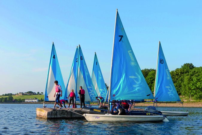 Sailing at Hollingworth Lake