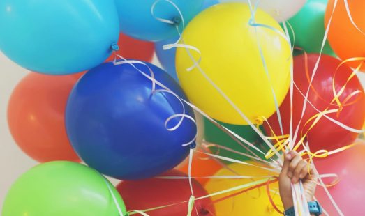 Multicoloured balloons