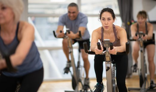 Indoor Cycling group exercise class