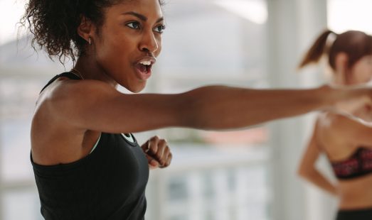 HIIT group exercise class