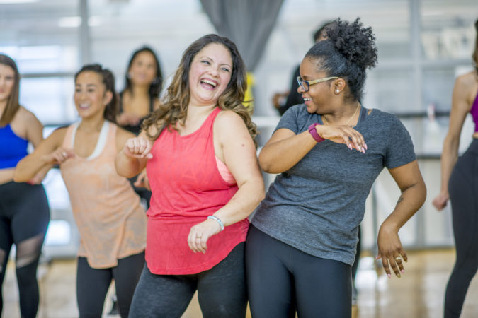 Dancercise group exercise class