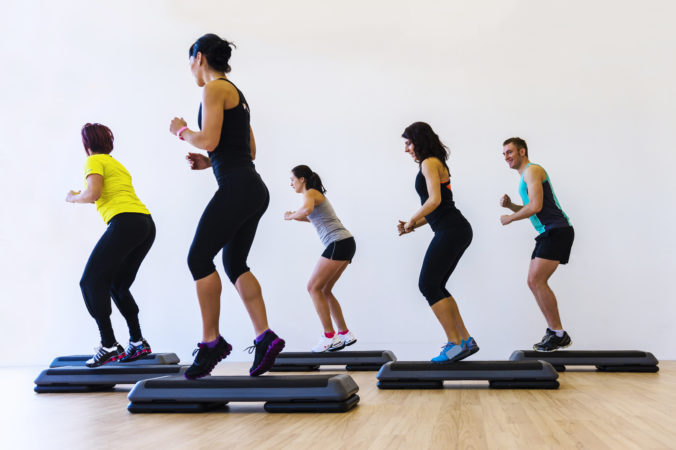 HIITSTEP group exercise class