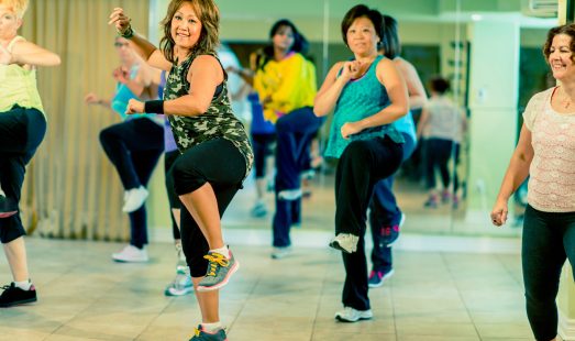 Salsacise group exercise class