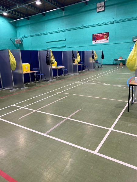 Vaccination centre - Littleborough Sports Centre