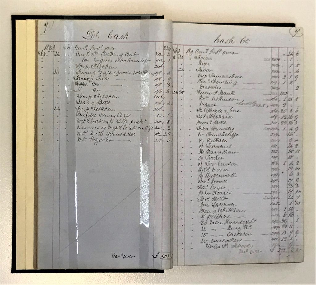 What's Changed? 17. ‘Cotton Famine’ relief fund cash book, 1863–65