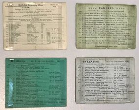 What's Changed? 46. Rochdale Ramblers excursion timetables, 1904-1921