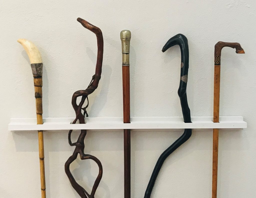 What's Changed? 55. Selection of walking sticks, date unknown