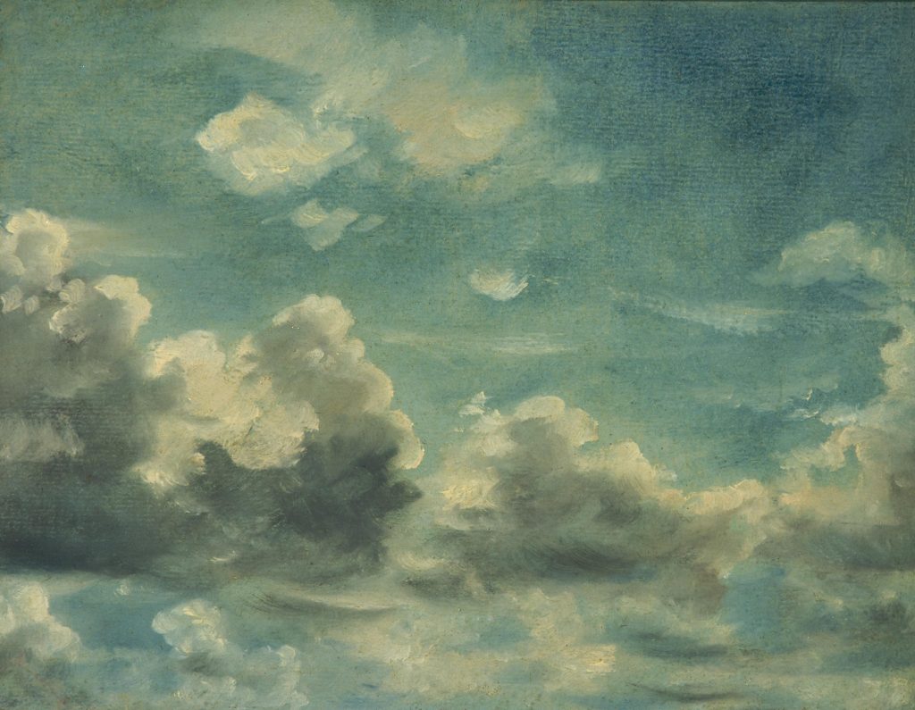 What's Changed? 60. Study of Cumulus Clouds, probably 1820s