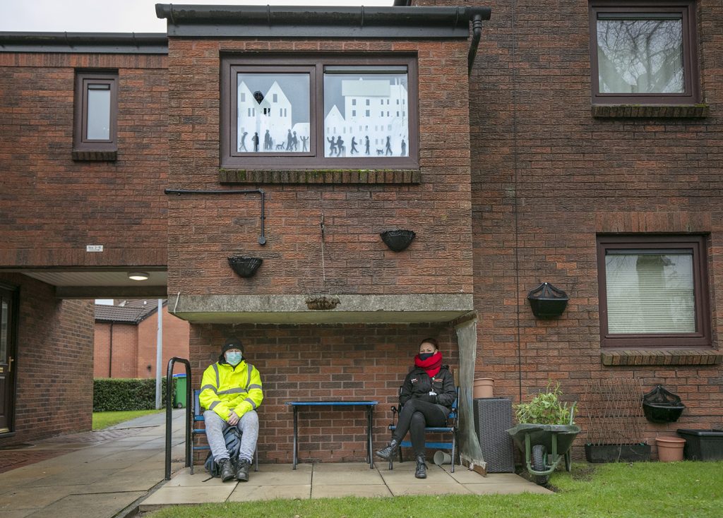 What's Changed? 63. L.S. Lowry-inspired community art project developed by Beam Irwin, delivered in partnership with the Co-operative Society and Arcon Housing
