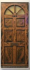 What's Changed? 19. Front door signed with names of local children and pets from 145 Walker Street, Rhodes, Middleton, 1980
