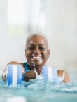 Aqua Aerobics group execrice class