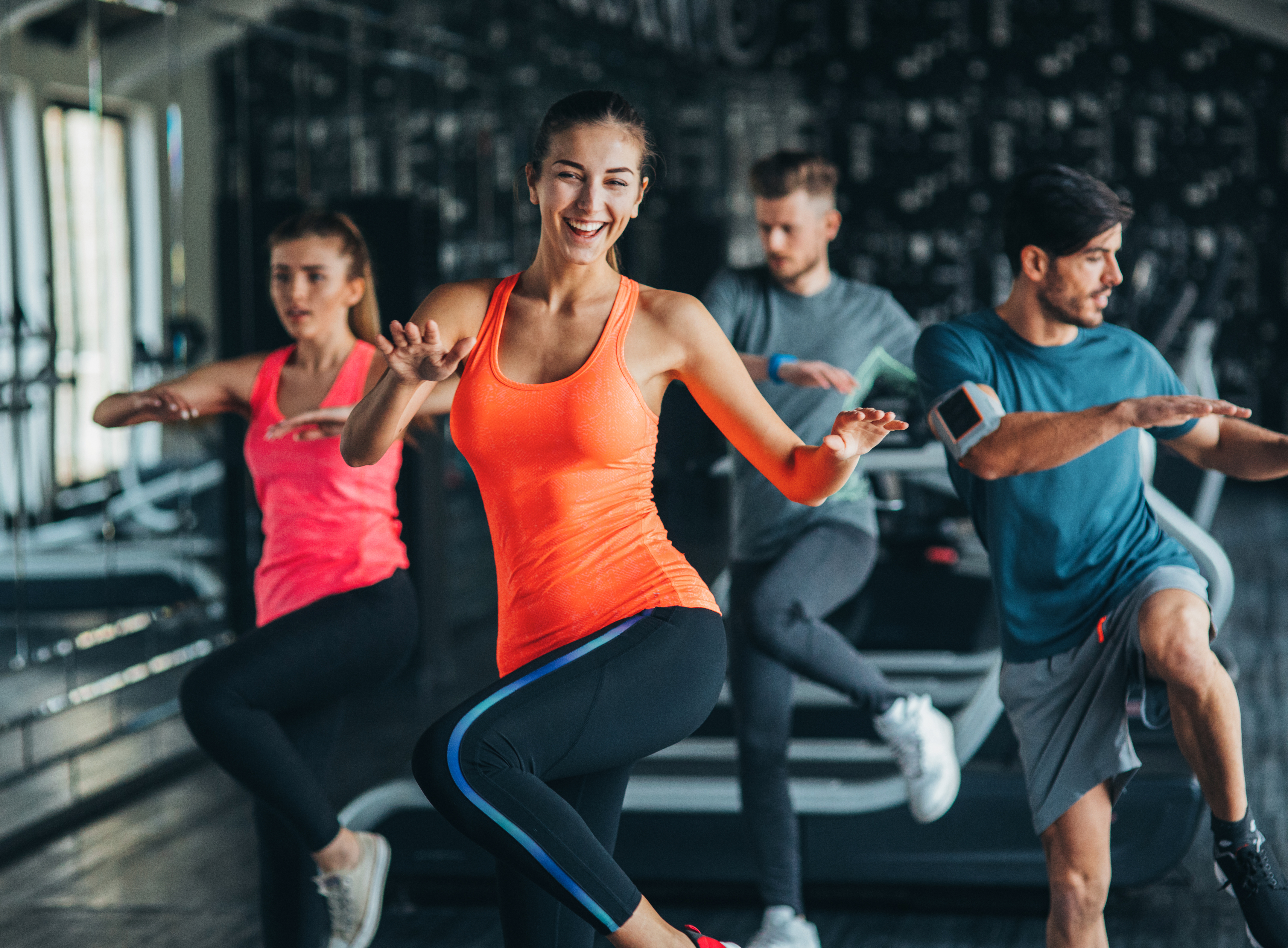 Legs, bums & tums group exercise class