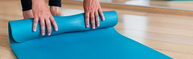 Pilates group exercise class
